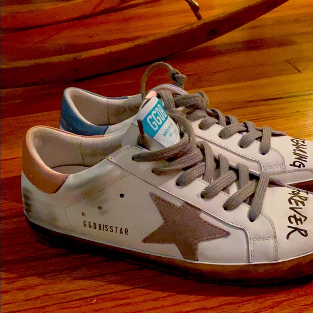 Golden Goose superstar dreaming forever script